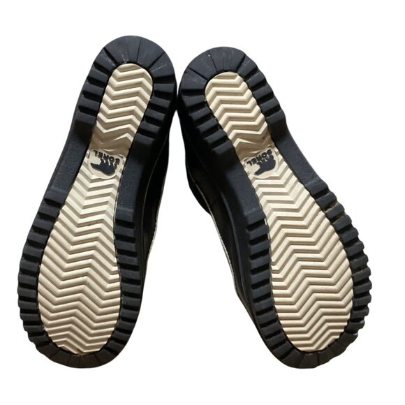 Sorel Black Suede & Faux Fur Snow Boots Size 6 Womens - Picture 4 of 7